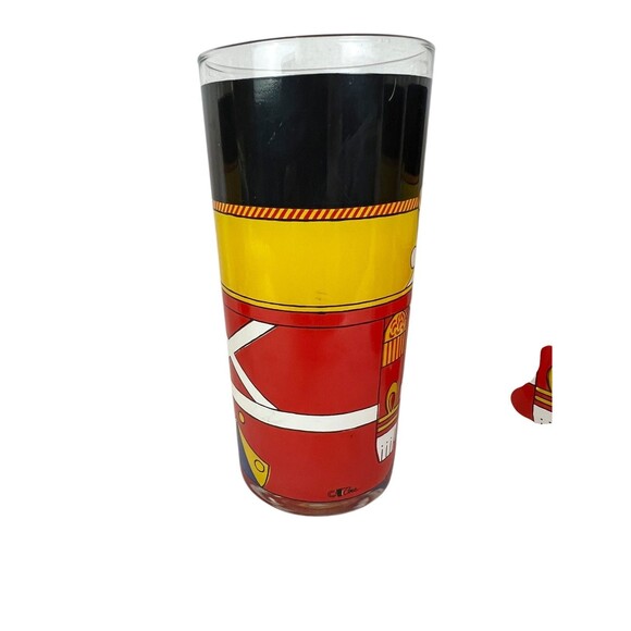 Vintage 1970s MCM  Set of 4  Cera Nutcracker Christmas Holiday Drinking Glasses - Picture 5 of 7